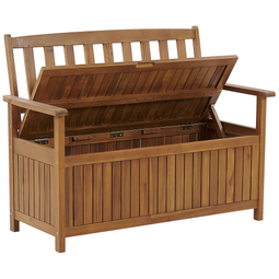 Beliani SOVANA - Garden bench - Light wood color - Acacia wood