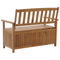 Beliani SOVANA - Garden bench - Light wood color - Acacia wood