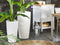 Beliani TSERIA - Planter - White - 32 cm - Stone mix
