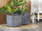 Beliani ARTIKI - Planter - Gray - 35 cm - Stone mix