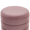 Beliani GARLAND - Pouf - Pink - 40/33 cm - Velvet