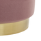 Beliani GARLAND - Pouf - Pink - 40/33 cm - Velvet