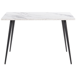 Beliani SANTIAGO - Dining table - White - 80 x 120 cm - Fiberboard