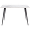 Beliani SANTIAGO - Dining table - White - 80 x 120 cm - Fiberboard