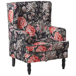 Beliani SANDSET - Armchair - Black - Polyester