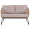 Beliani RAVELLO - Lounge set for 4 - Natural - PE rattan