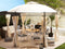 Beliani SAFARA - Garden pavilion - Beige - Steel