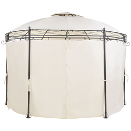 Beliani SAFARA - Garden pavilion - Beige - Steel