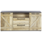 Beliani SALTER - Sideboard - Light wood color - Fibreboard