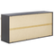 Beliani SALTER - Sideboard - Light wood color - Fibreboard