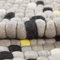 Beliani PENEK - Short pile rug - Gray - 140 cm - Wool