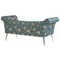 Beliani NANTILLY - Chaise longue - Blue - Symmetrical - Velvet