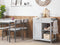 Beliani TRAPANI - Kitchen trolley - Gray - MDF
