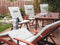 Beliani TOSCANA - Garden chair set of 6 - Dark wood color/Taupe - Acacia wood