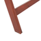 Beliani TOSCANA - Garden chair set of 6 - Dark wood color/Taupe - Acacia wood
