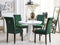 Beliani VELVA - Dining room chair - Green - Velvet