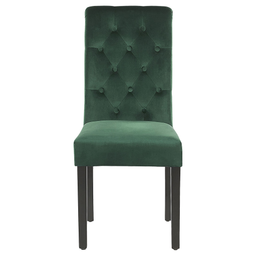 Beliani VELVA - Dining room chair - Green - Velvet