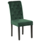 Beliani VELVA - Dining room chair - Green - Velvet