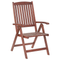 Beliani TOSCANA - Bistro set for 2 - Dark wood color / Taupe - Acacia wood