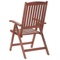 Beliani TOSCANA - Bistro set for 2 - Dark wood color / Taupe - Acacia wood