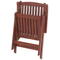 Beliani TOSCANA - Bistro set for 2 - Dark wood color / Taupe - Acacia wood