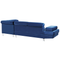 Beliani NORREA - Corner sofa - Blue - Left side - 256 cm - Velvet