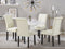 Beliani VELVA - Dining room chair - Cream - Polyester