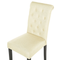 Beliani VELVA - Dining room chair - Cream - Polyester