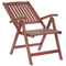 Beliani TOSCANA - Bistro set for 2 - Dark wood/Graphite gray - Acacia wood