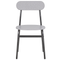 Beliani VELDEN - Dining room set - Gray - MDF
