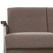 Beliani ASNES - Two-seater sofa - Brown - Polyester