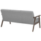 Beliani ASNES - Three-seater sofa - Gray - Polyester