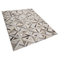 Beliani TAYTAN - Patchwork rug - Brown - 140 x 200 cm - Cowhide leather
