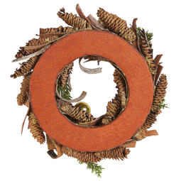 Beliani RAATE - Wreath - Green - Pine wood
