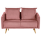 Beliani MAURA - Living room set - Pink - Velvet