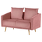 Beliani MAURA - Living room set - Pink - Velvet