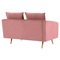 Beliani MAURA - Living room set - Pink - Velvet
