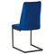 Beliani LAVONIA - Dining room chair set of 2 - Blue - Velvet