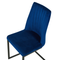 Beliani LAVONIA - Dining room chair set of 2 - Blue - Velvet