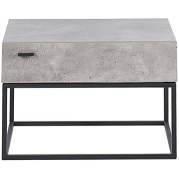Beliani CAIRO - Bedside table - Gray - Fiberboard