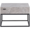 Beliani CAIRO - Bedside table - Gray - Fiberboard