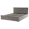 Beliani AMIENS - Bed with storage space - Gray - 160 x 200 cm - Velvet