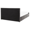 Beliani AMIENS - Bed with storage space - Gray - 160 x 200 cm - Velvet