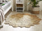 Beliani GERDEK - Short pile rug - Beige - 135 cm - Jute