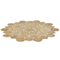 Beliani GERDEK - Short pile rug - Beige - 135 cm - Jute