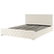 Beliani AMIENS - Bed with storage space - Beige - 180 x 200 cm - Velvet