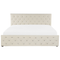 Beliani AMIENS - Bed with storage space - Beige - 180 x 200 cm - Velvet