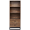 Beliani DELTA - Bookcase - Dark wood color - Fibreboard