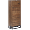 Beliani DELTA - Bookcase - Dark wood color - Fibreboard