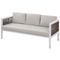 Beliani BORELLO - Lounge set for 5 - White - Aluminum